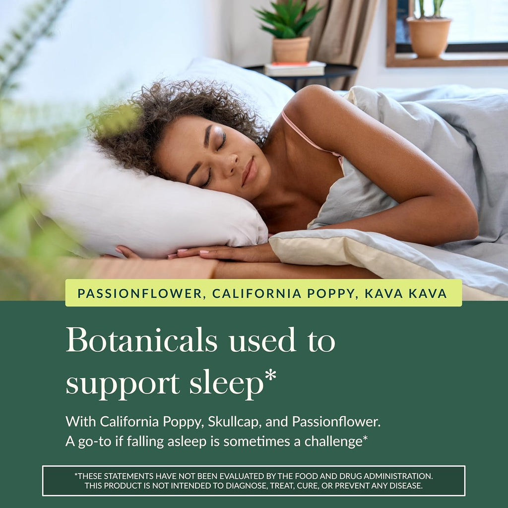 Gaia Herbs Sound Sleep - Natural Sleep Support to Promote Calm & Relaxation - with Valerian Root, Passionflower & More - 60 Vegan Liquid Phyto-Capsules (20-Day Supply)