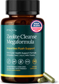 Liver Cleanse Detox & Repair for Heavy Metal Detox, Gut Health, and Energy - Zeolite for Adults with Noni, Glutathione, NAC, Chlorella, Spirulina, ALA, Cilantro, Milk Thistle & Shilajit, 90ct