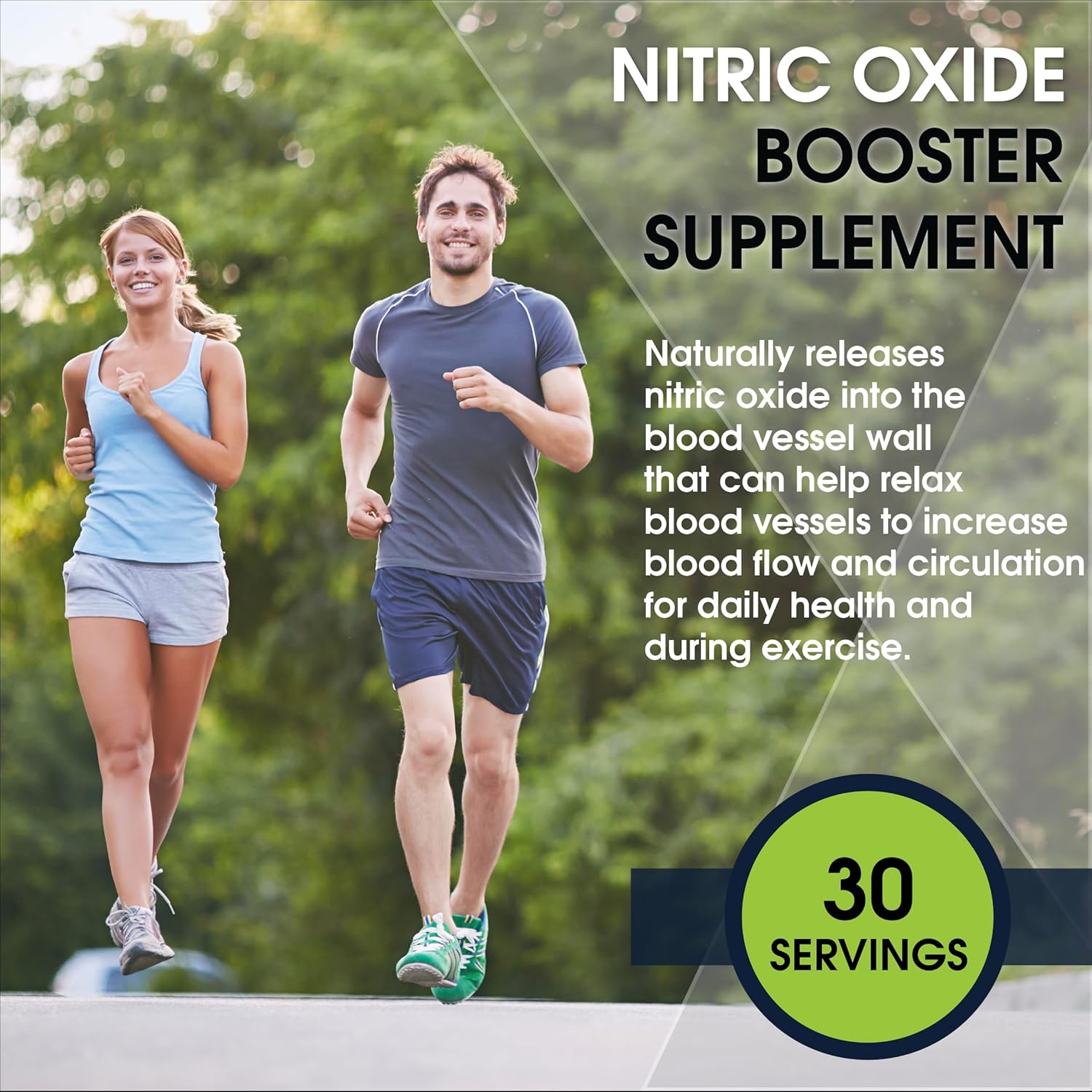 L-Arginine 5000mg + L-Citrulline 2000mg Complex Powder Supplement - Nitric Oxide Booster - Heart Health, Blood Flow, Energy & Endurance - 30 Servings (Berry Blend)