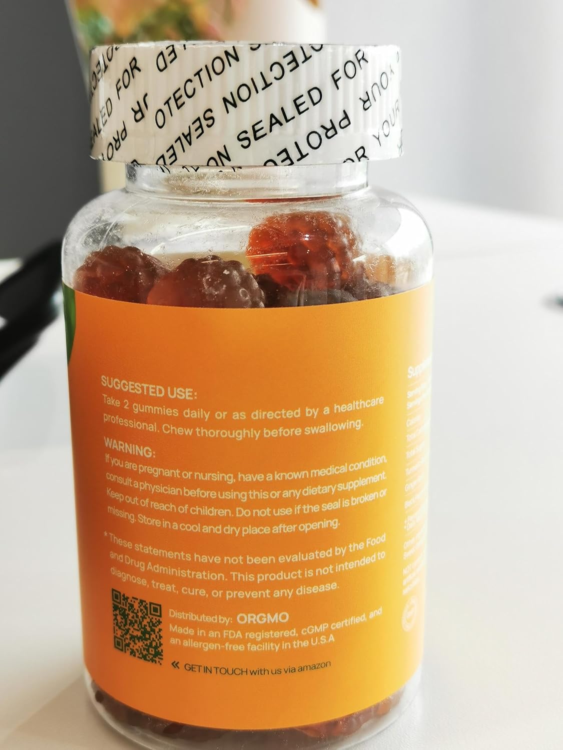 Turmeric Gummies with Black Pepper for Inflammation, Turmeric and Ginger Supplement for Immune Joint Support, Sugar Free Curcumin Ginger Gummies for Adult Vegan Non-GMO