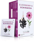 Nutra Tea - Elderberry & Echinacea Tea | Elderberry Tea - Immunity Teas | Immune Tea - 40 Tea Bags - Herbal Teas - (2 Pack)