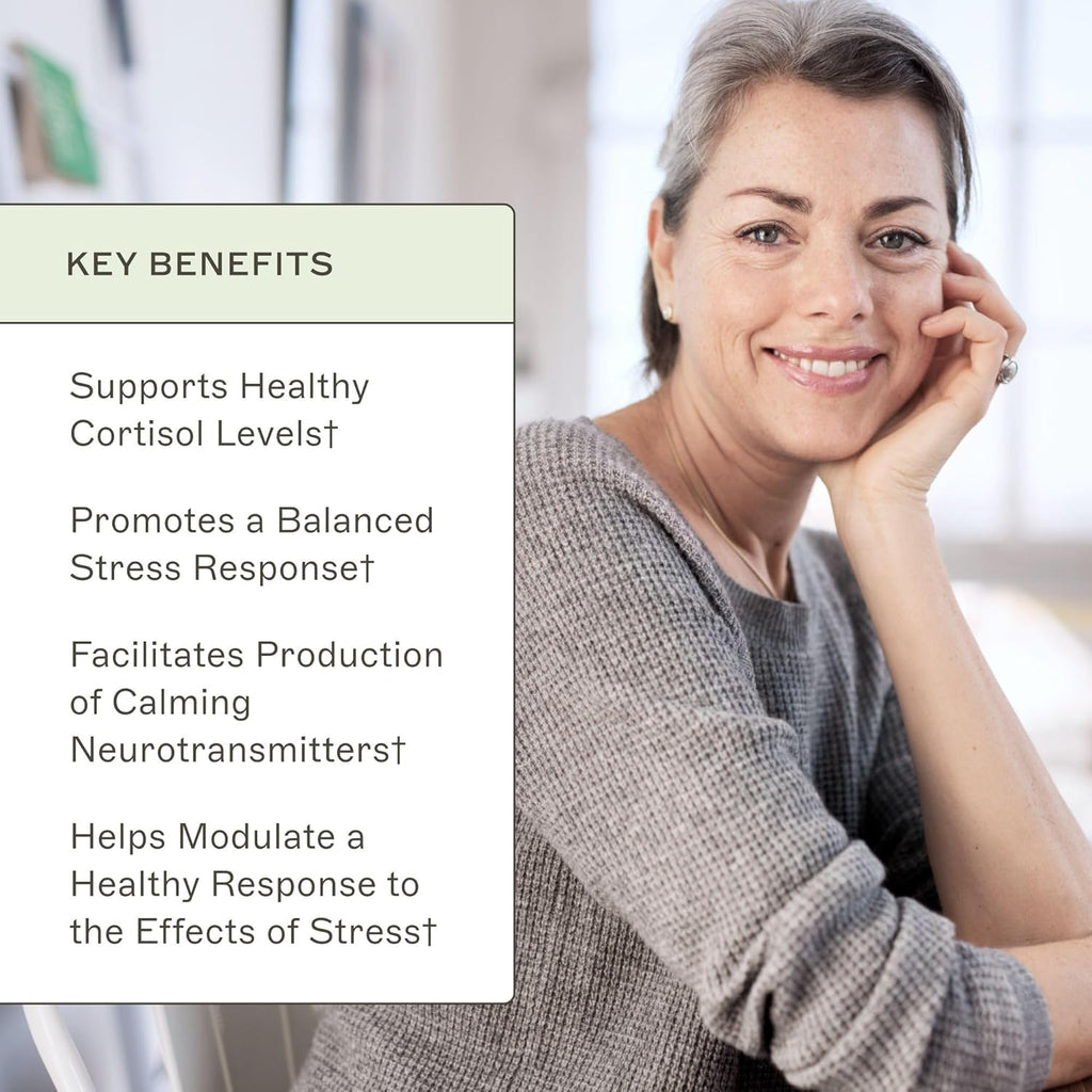 Amy Myers MD ZenAdapt Supplement - Supports Stress Relief & Cortisol Balance - Adaptogenic Blend with Pea, Saffron & Holy Basil - 120 Capsules