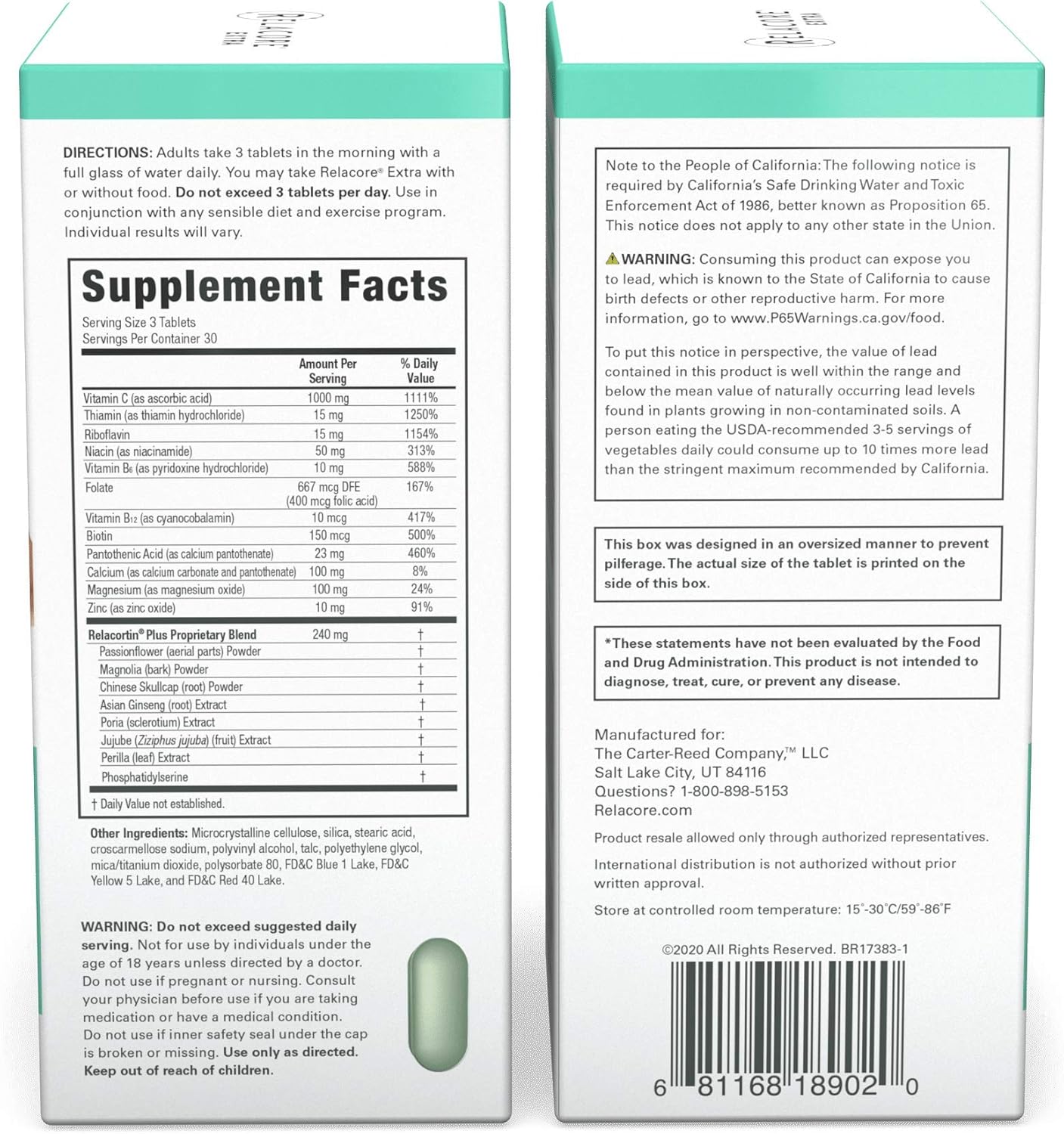 Extra Maximum Strength 90 Count - Stress Relief Supplements - Lower Cortisol for Women - Cortisol Manager, 30 Servings