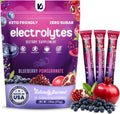 Keppi Electrolytes Powder Packets – Blueberry Pomegranate Flavor – No Sugar Hydration Supplement with Potassium, Magnesium, Sodium – 30 Hydration Packets – Keto, Vegan, Fasting-Friendly, Zero Calorie