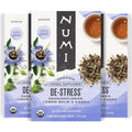 Numi Organic De-Stress Tea, 16 Tea Bags (Pack of 3), Passionflower, Lemon Balm, and Kanna, Caffeine Free