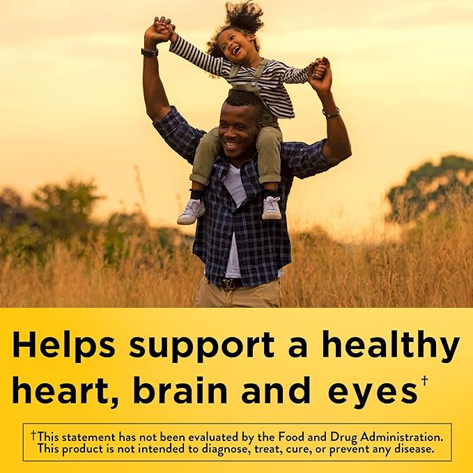 Nature Made Fish Oil Omega 3 Supplements, Omega 3 Fish Oil as Ethyl Esters 1200 mg Softgels, EPA DHA Supplement for Healthy Heart, Brain, Eye Support, One Per Day, 100 Softgels