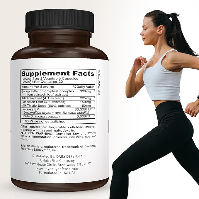 Liver Cleanse and Detox & Repair Formula - Liver Support Supplement with Artichoke Extract for Liver Health - Milk Thistle Liver Detox with Dandelion Leaf Extracts - 60 Capsules
