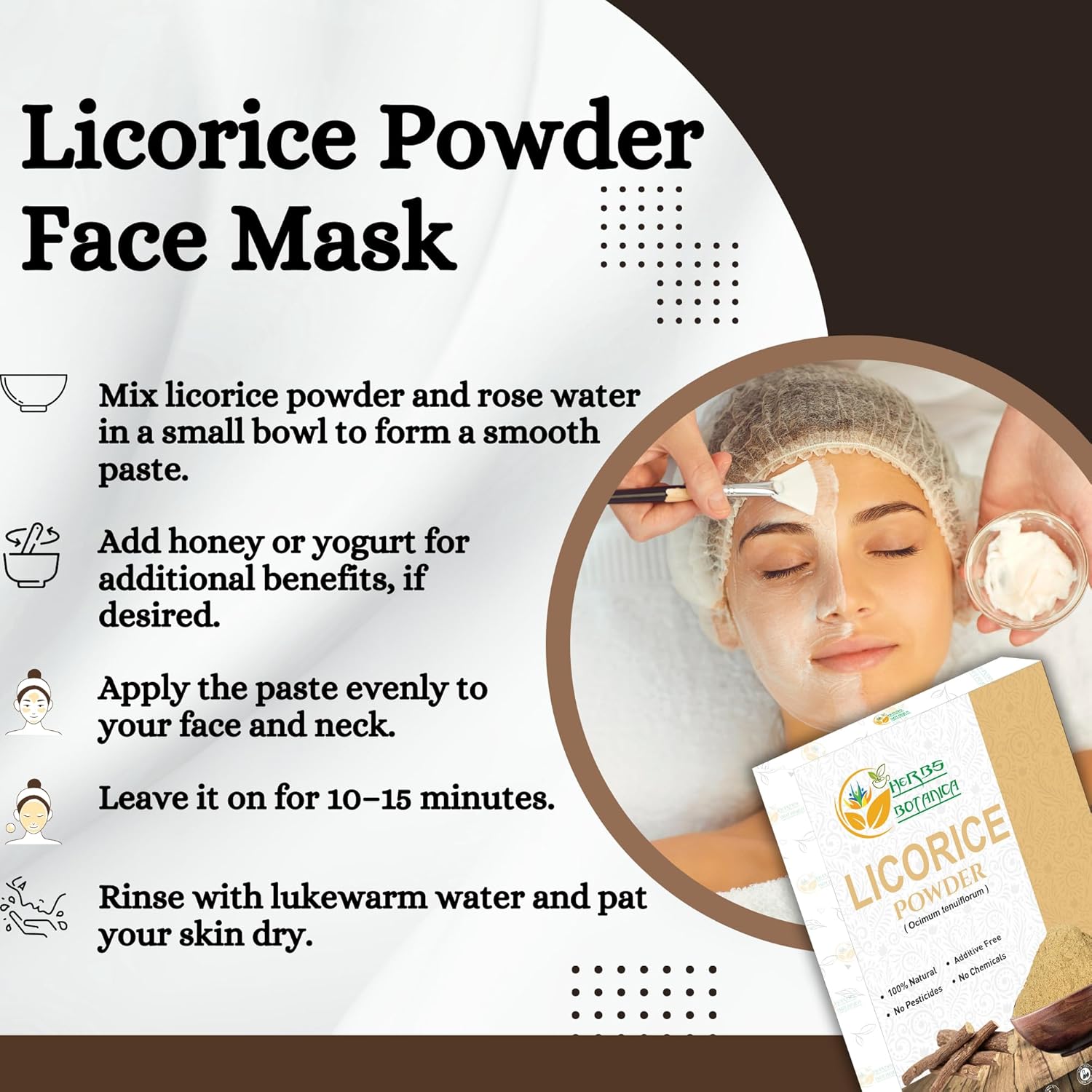 Licorice Powder 100% Pure & Natural Licorice Root Powder for Herbal Tea, Skin Care, & DIY Beauty Natural Licorice Root Supplement 5.3 oz Resealable Pack