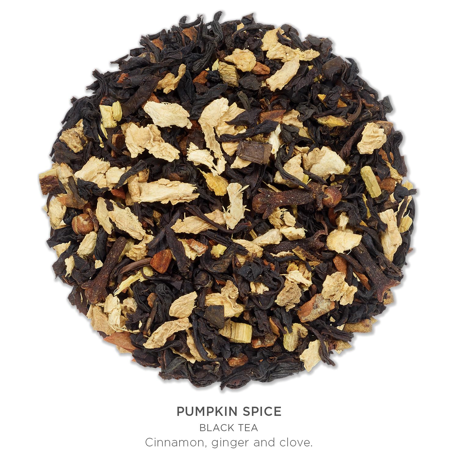 Tea Forte Pumpkin Spice Black Tea Petite Presentation Box Tea Gift Set Sampler, 10 Individually Wrapped Handcrafted Pyramid Infuser Bags