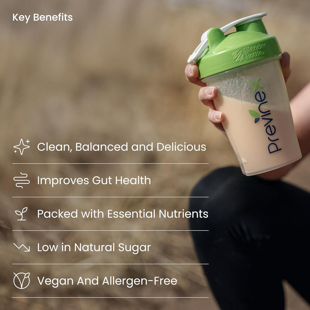Nourify Plus Plant-Based Protein Shake - All Natural Vegan Protein Powder, High Protein & Low Sugar, Gluten Free, Soy Free & Dairy Free, Vanilla Protein Powder (27.7 oz)