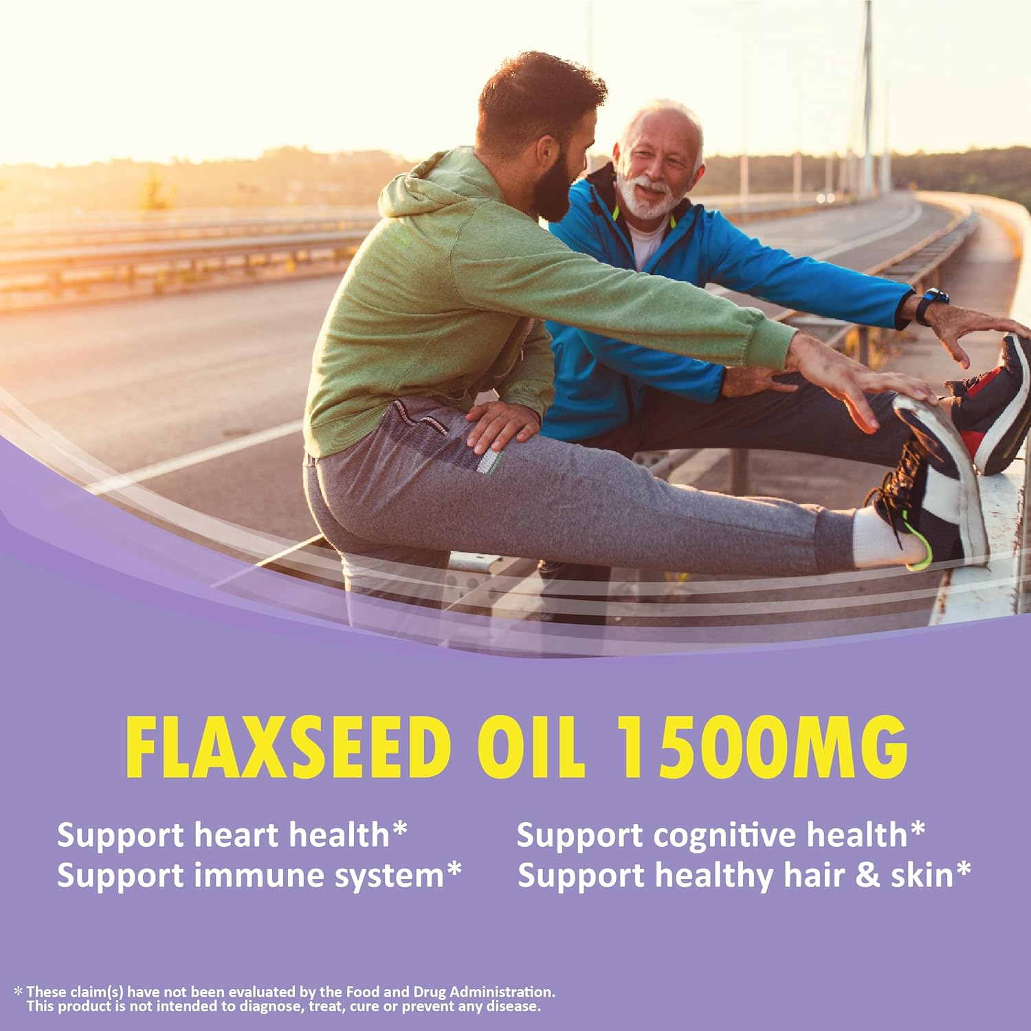 Lovita Vegan Omega-3 Cold-Pressed Flaxseed Oil: 1500mg, 900mg ALA, 180 Softgels (Pack of 3)