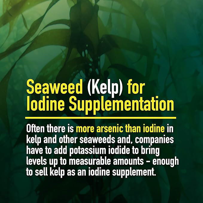Organic Iodine 2 lbs. - Nutritional Supplement for Horses, Animals - w/ 18 Amino Acids