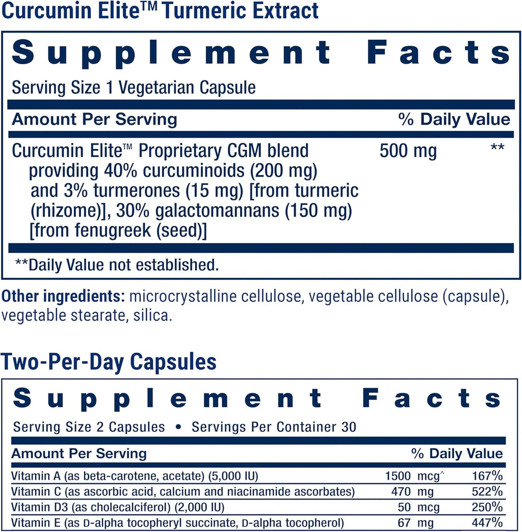 Life Extension Comprehensive Nutrient Packs Advanced, Curcumin, Fish Oil, multivitamin, CoQ10, multis and Supplements, 30 on-The-go Packets, Gluten-Free, Non-GMO