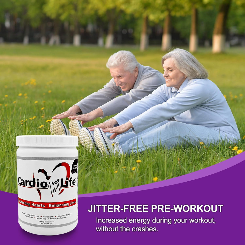 CardioForLife - 16 oz. Powder w/ AstraGin - Grape Flavor