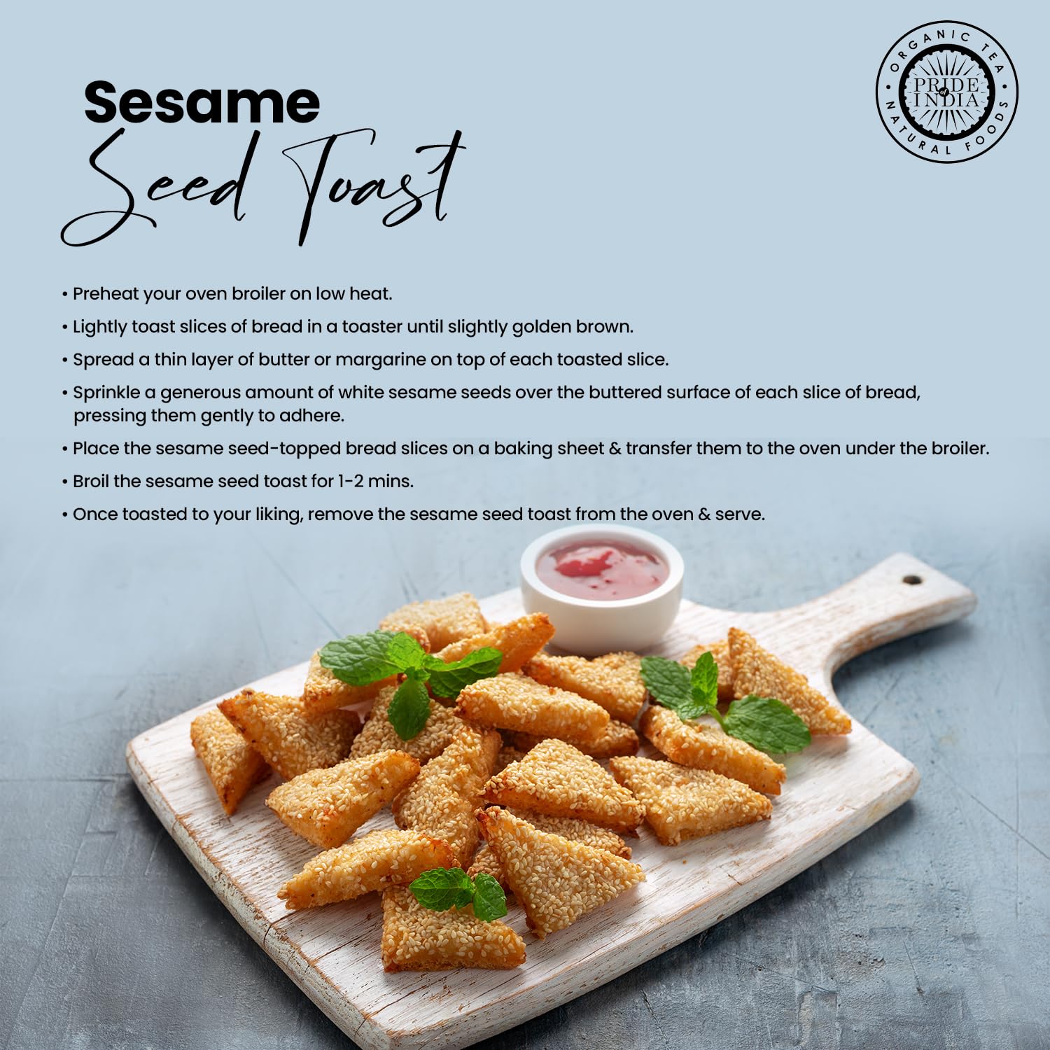 Pride of India | Sesame Seed Whole 2.3 oz (65.20 gm) Small Dual Sifter Bottle | Unhulled & Fresh | Keto-Friendly/Gluten-Free | Rich in Dietary Fiber | Ideal Seasoning for Salads/Sweets/Desserts – Easy to Use