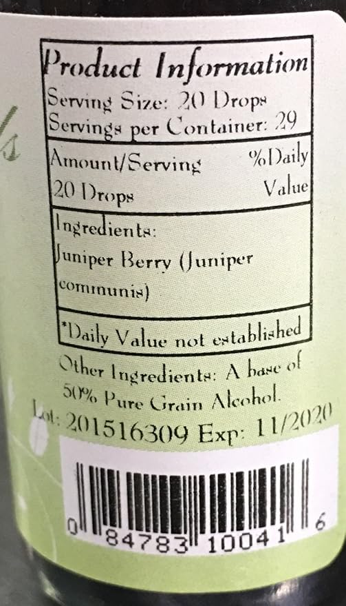 Best Botanicals Juniper Berry Extract 1 oz.
