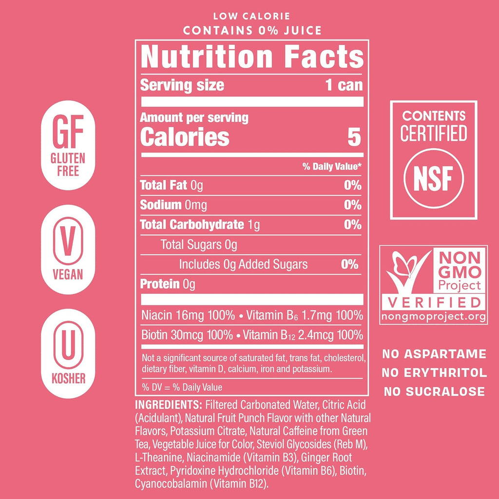 GORGIE Sugar Free Natural Energy Drinks, BestSellers Variety (12 Pack) - Healthy Energy Drinks - Natural Coffee Replacement with Green Tea Caffeine and Biotin - 150mg Caffeine, Vegan, & Low Calorie