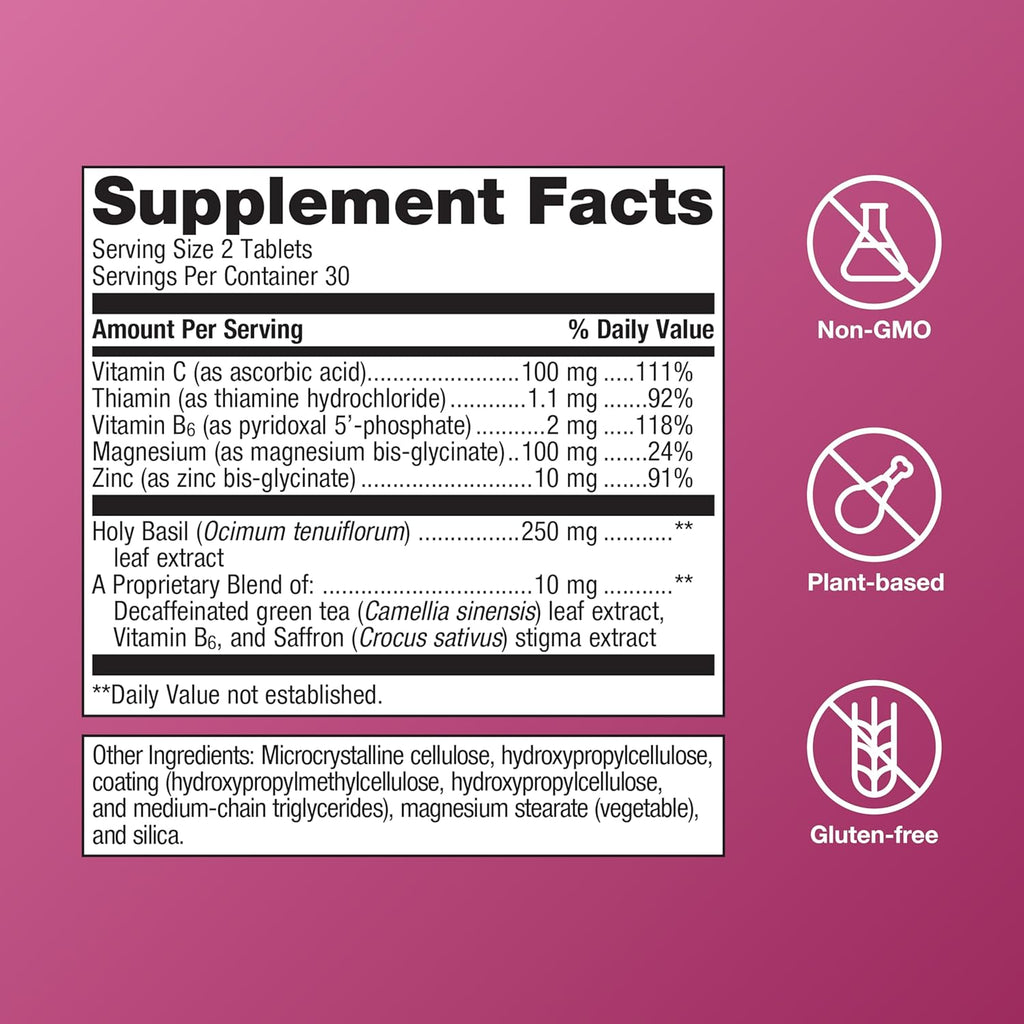 Metagenics HerWellness Recharge Overnight - Women's Sleep Support Supplement with Magnesium, Holy Basil, Vitamins & Zinc* - Aids Calm & Relaxation* - 60 Tablets