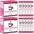 Skinny Coffee Green Coffee Bean Extract Powder | USTAR Slim Coffee with 12 Natural Health Blends Gluten-Free Instant Coffee for Energy & Metabolism, 120g (12 Sticks) (24 Count, Chocolate)