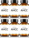 Premium AHCC & Shiitake Mushroom 1100 mg per Serving Supplement, Natural Immunity Booster, Maintains Natural Killer Cell Activity | AHCC is Proven in 30+ Studies | 180-Day Supply, 6-Pack