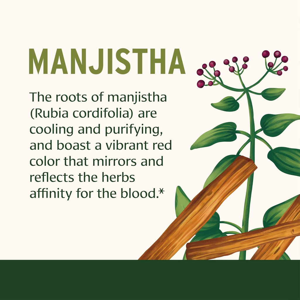 Banyan Botanicals Manjistha Tablets – Organic Skin Supplement – Natural Blood Cleanse & Healthy Lymphatic System Support* – 90 Tablets – Non-GMO Sustainably Sourced Certified Fair for Life Fair Trade