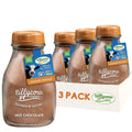 Sillycow Farms Hot Chocolate Mix Flavor | Rich Hot Cocoa Delight | Gluten-Free, Non-GMO, Dairy-Free | Nut-Free Certified Quality Cocoa Powder Blend | 16.9 Oz Reusable Glass Bottle - Pack of 3