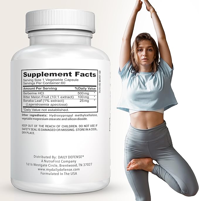 Pure Berberine Supplement 500mg for Weight Management - AMPK Metabolic Activator Berberine Complex for Cognitive, Immune, & Support, 60 Vegan Capsules, Made in The USA