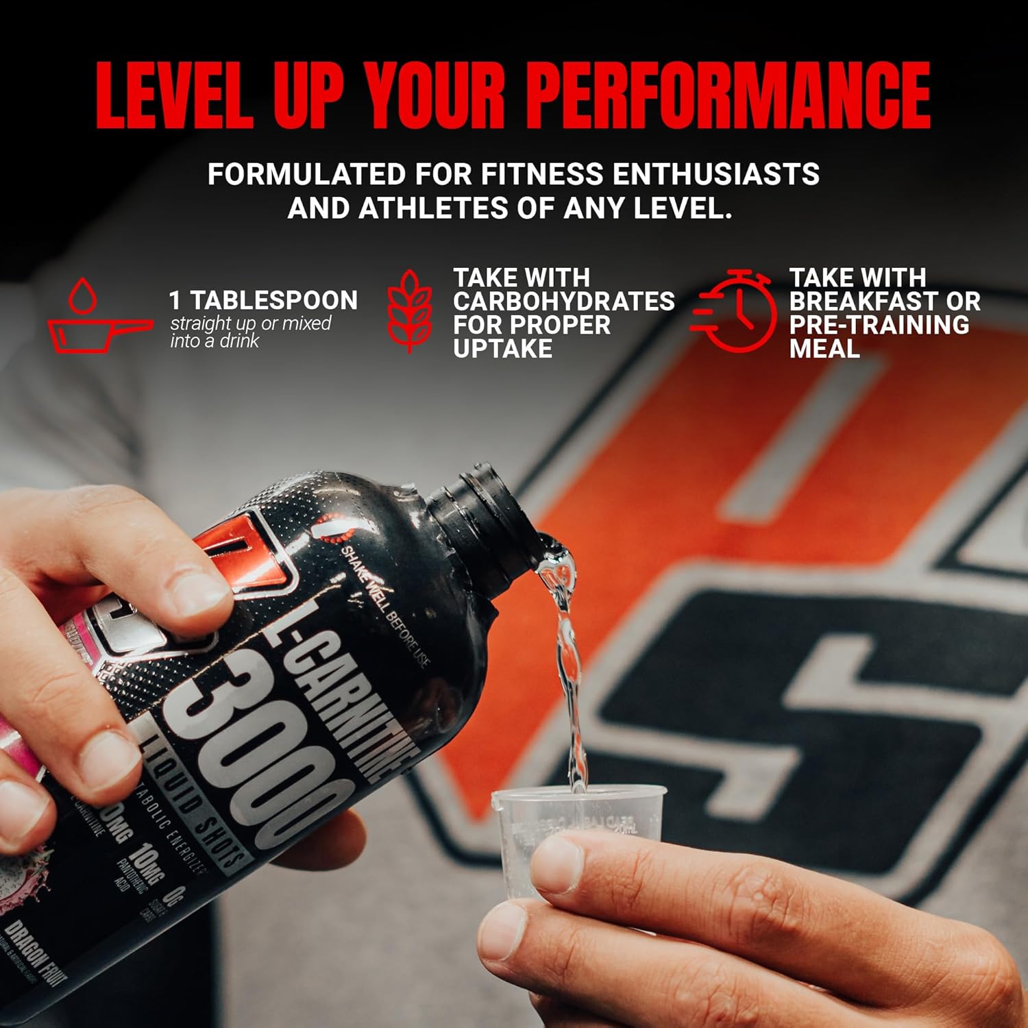 PROSUPPS L-Carnitine Liquid 3000, Stimulant-Free Liquid Shots for Men & Women - Clean Workout Drink for Energy, Performance & Muscle Recovery - No Sugar, No Carbs - 31 Servings, Berry