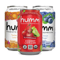 Humm Kombucha Seasonal Variety 12 Pack, Cherry Limeade, Blueberry Mint, Mango Passionfruit, Organic, Vegan & GMO Free