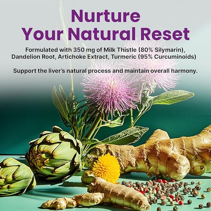 22-in-1 Liver Support Capsules – Supplement with Milk Thistle, NAC, Electrolytes & BioPerine Supplement – Smart Dose for Your Natural Filtration & Daily Hydration – 90 Vegan Capsules (Pack of 2)