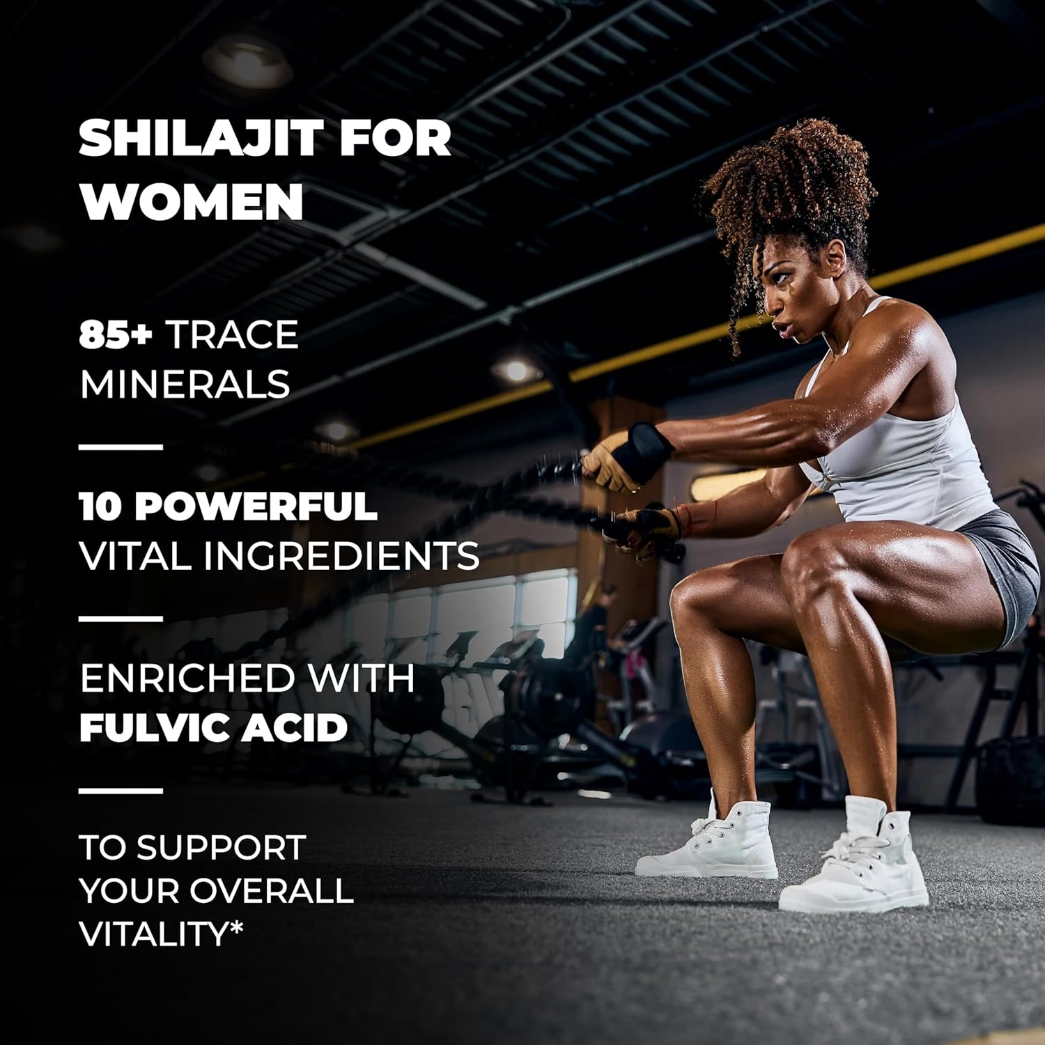 Shilajit Capsules for Men & Women | Pure Himalayan Blend with Ashwagandha | High Potency and Energy Supplement | 2 Months Supply | for Extra Power and Stamina | Combo with Sea Moss
