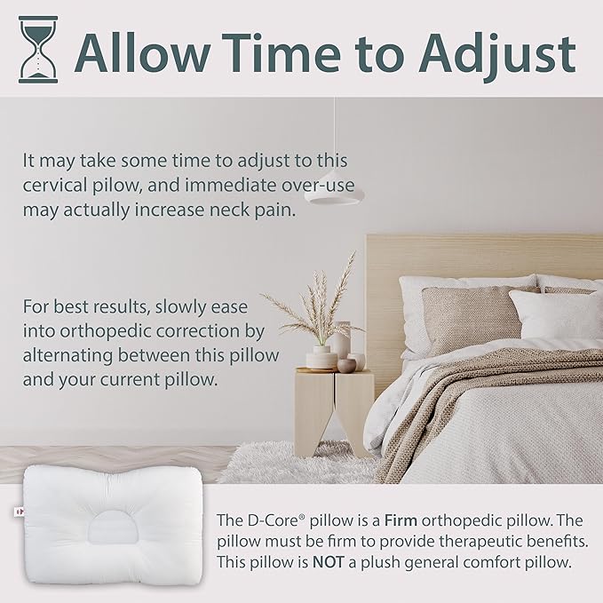 Core Products D-Core Cervical Support Pillow, Midsize - Firm
