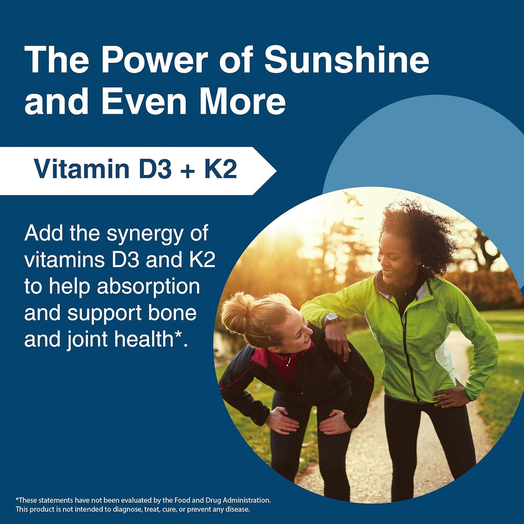 Calcium 800 mg | Highly Absorbable Calcium Citrate with Vitamin D3 & K2 | Premium 2:1 Ratio with Magnesium | Plus Zinc, Copper, Manganese | Vegan Supplement for Bone Health, 120 Tablets (Pack of 3)