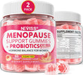 Menopause Probiotics Filled Gummies for Women, Sugar Free Menopause Supplement Gummy with Ashwagandha, Dong Quai & Black Cohosh for Hot Flashes, Night Sweats, Mood Swings, Gut Health - Vegan, 120Cts