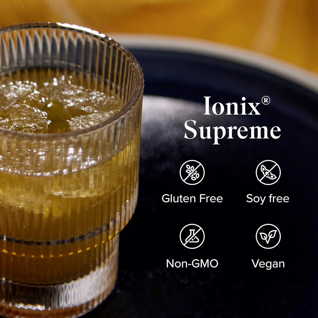 Isagenix Ionix Supreme - Drink with Niacin, Vitamin B12, Vitamin B6 and Riboflavin to Help Fight Stress - 32-Ounce Bottle (Natural Fruit Flavor)