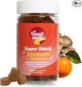 Fungiments Super Shield Mushroom Supplement Gummies – Immune Defense with Organic Maitake, Vitamin C, Colostrum – Daily Immunity Support Boost for Adults & Women – 30 Count