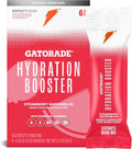 Gatorade Hydration Booster Electrolyte Drink Mix Powder Packets, Strawberry Watermelon, Advanced Electrolyte Blend, No Added Colors, No Artificial Sweeteners, Essential Vitamins A, C, B3, B5, B6, Makes 20 Fl Oz (6 Pack)
