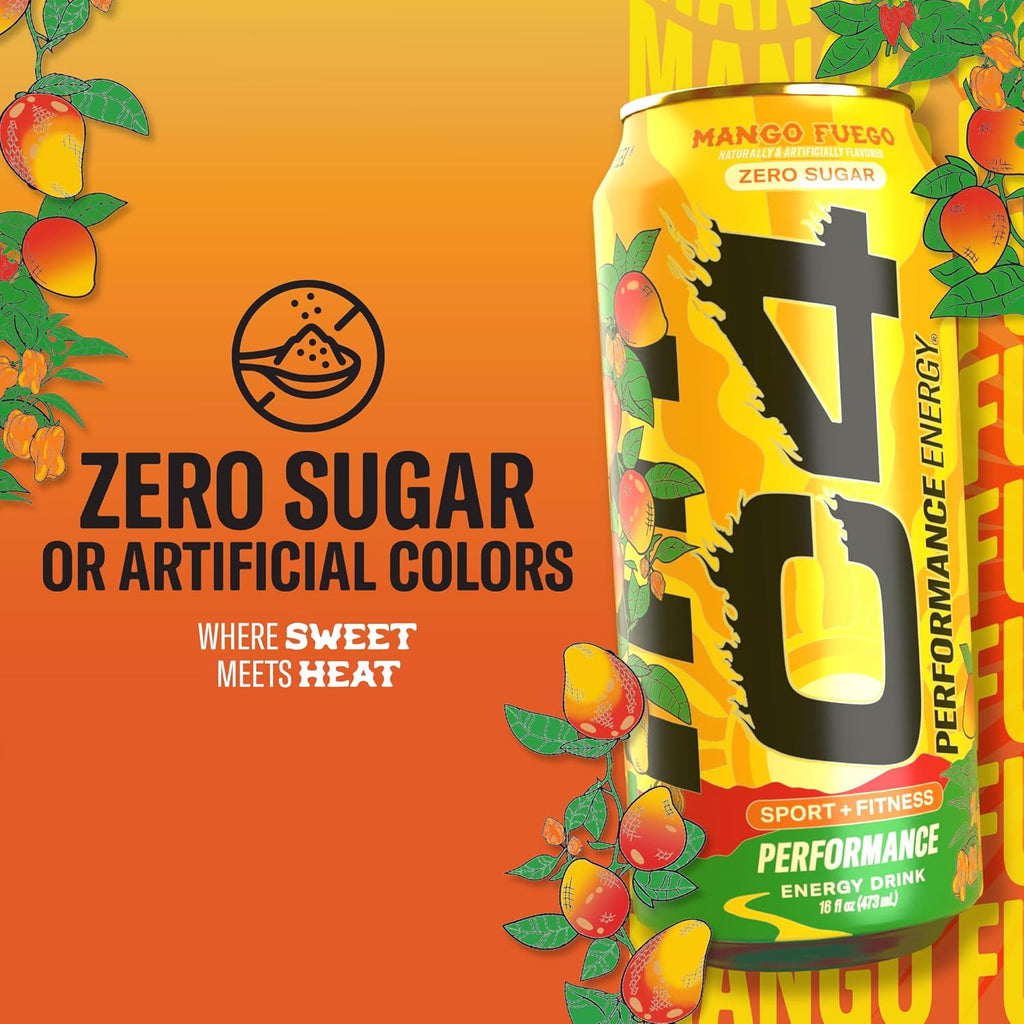 C4 Performance Energy Drink - Mango Fuego