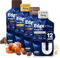UCAN Edge Energy Gel Shots, Caffeine Variety Pack (12, 2 Ounce Packets) for Running, Training, Workouts, Fitness, Cycling, Crossfit | Sugar-Free, Vegan, & Keto Friendly Energy