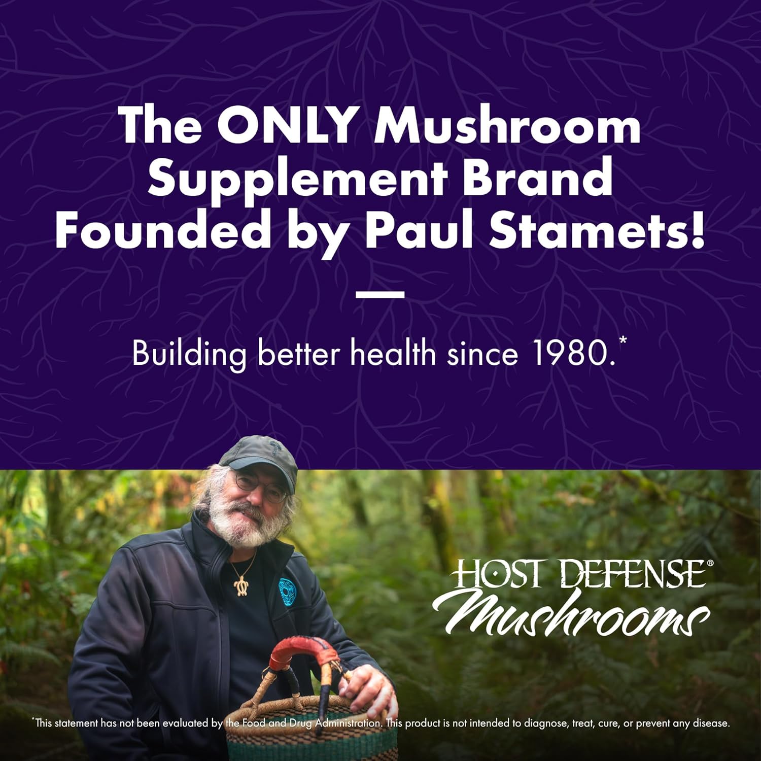 Host Defense MyCommunity Capsules - 17 Species Blend Mushroom Supplement for Immune Support - Herbal Aid with Lion's Mane, Reishi. Chaga, Cordyceps, Turkey Tail & More - 120 Capsules