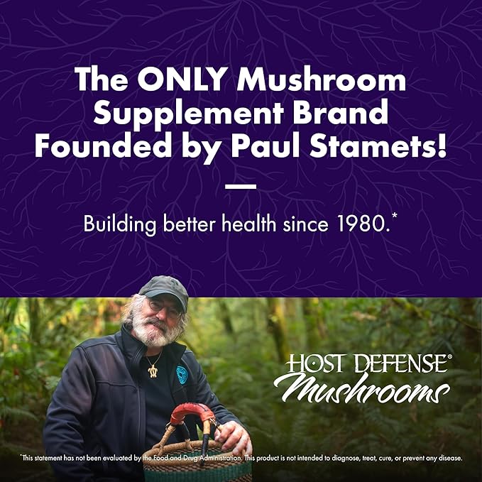 Host Defense Lion's Mane Capsules, 240 ct (Pack of Two 120 ct Units)