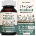 Flora Digest - 3-in-1 Max Strength Digestive Enzymes + Gut Surviving Probiotics & ButyraGen® Postbiotic for Optimal Digestion, Bloating Relief, Regularity, Gut Lining & Colon Support - (60 Capsules)
