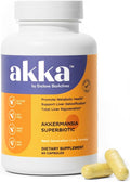 AKKA Premium Liver Cleanse Detox & Repair Superbiotic - Supports Liver Health & Function, Boosts Energy, Digestion & Metabolism with Bioavailable Pasteurized Akkermansia, Non-GMO, Gluten-Free, 60 Caps
