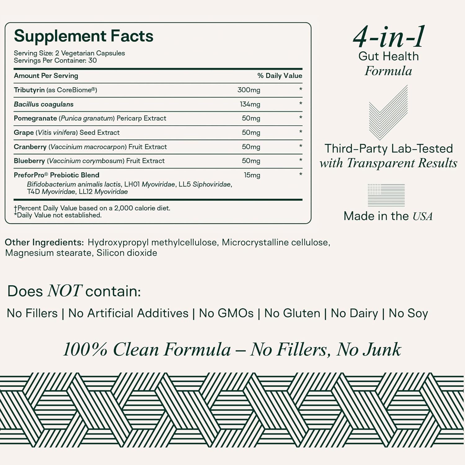 Adapt Naturals 4-in-1 Biome Protect Prebiotics, Probiotics Supplement Postbiotics & Polyphenols for Microbiome, Gut Health & Defense for Women & Men, 30 Day Supply