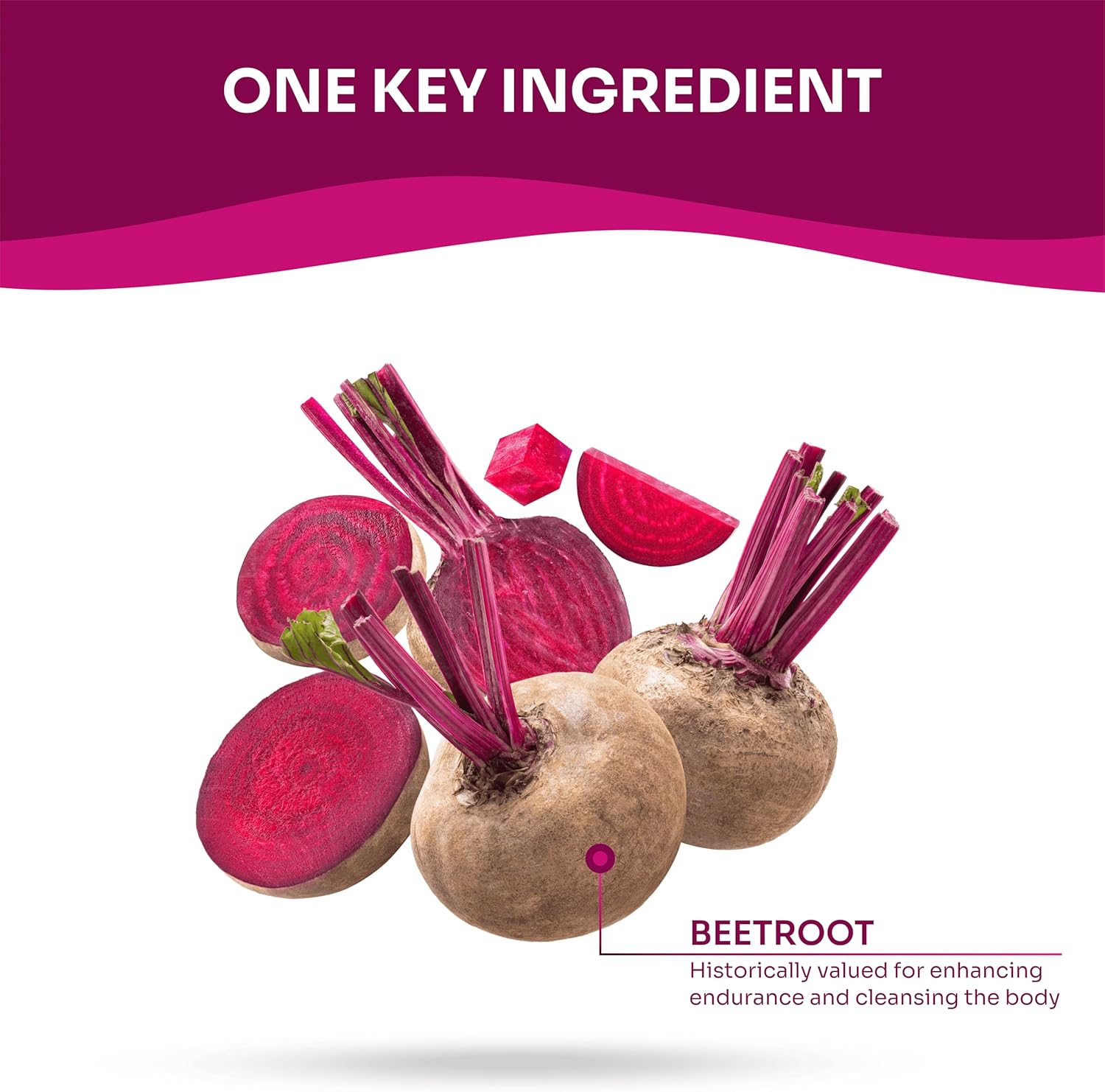 Organic Beet Root Capsules - 1400mg Beetroot Powder for Natural Energy & Endurance Support, Non-GMO, Made in The USA, Beet Supplement - 60 Capsules, 30-Day Supply