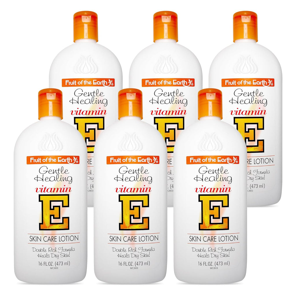 Fruit of the Earth | Vitamin E lotion 16 oz (6pack) | with Natural antioxidants
