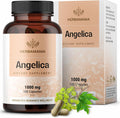 HERBAMAMA Dong Quai Supplement - 1000mg Angelica Root for Women's Support - Dong Quai Powder Capsules - Vegan, Non-GMO Angelica Herb Antioxidant Supplement for Women, 100 Caps