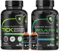 Zenmen Tick-Borne Support Lite Bundle - Longer Term Wellness Support After Exposure - 1 Tick Immune Support + 1 Monolaurin + 1 Green Black Walnut Tincture + 1 Garlic Tincture Bundle