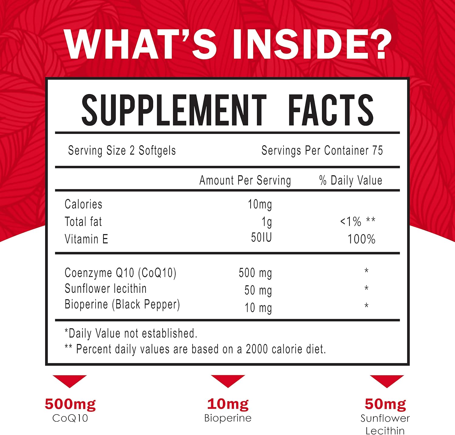Dr. JOEL'S MOM Nutrix CoQ10 500mg – Cellular Energy Production Support – Best Absorption with Bioperine – 150 Softgels – Made in USA