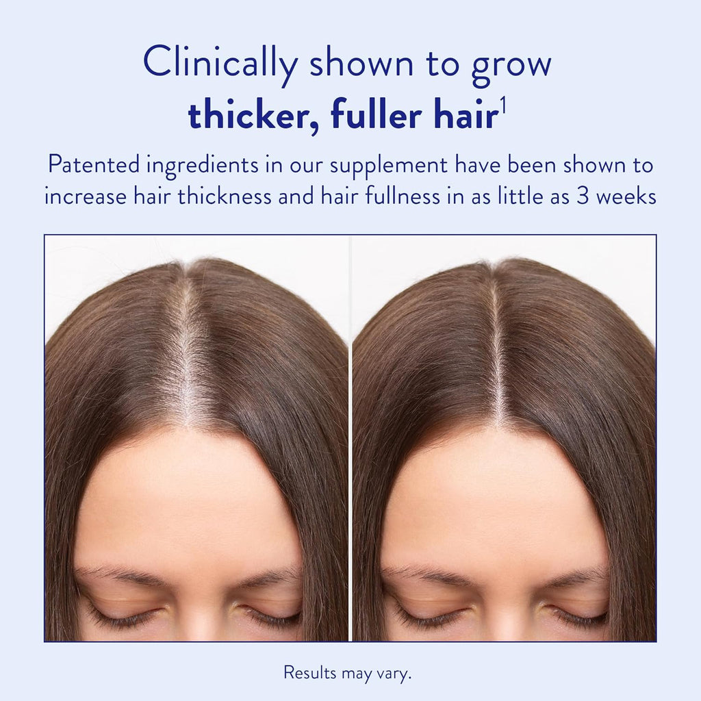Routine Wellness Hair Growth Supplement - Clinically Proven for Thicker, Fuller Hair - Reduces Wrinkles, Fine Lines - Gluten Free, Ideal for Women & Men with Thinning Hair - 1 Bottle, 30 Day Supply